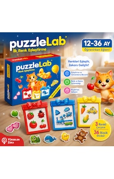 Puzzlelab İlk Renk Eşleştirme Oyunu 12-36 Ay Puzzlelab İlk Renk Eşleştirme Oyunu 12-36 Ay