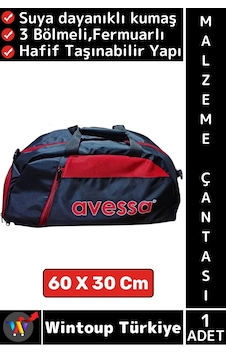 Çanta Suya Dayanıklı Kumaş Spor Okul Futbol Antrenman 3 Bölmeli Fermuarlı Malzeme Çantası 60x30 Cm Çok Renkli Çanta Suya Dayanıklı Kumaş Spor Okul Futbol Antrenman 3 Bölmeli Fermuarlı Malzeme Çantası 60x30 Cm Çok Renkli