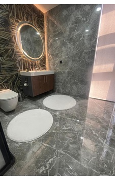 2li Yuvarlak Banyo Paspası Klozet Seti Takımı 80x80 Ve 100x100 Beyaz 2li Yuvarlak Banyo Paspası Klozet Seti Takımı 80x80 Ve 100x100 Beyaz