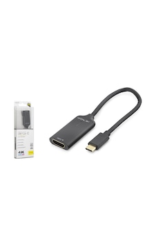 Type-c To Hdmı Görüntü Dönüştürücü 4k 30hz 20 Cm Siyah Hdx7898 Type-c To Hdmı Görüntü Dönüştürücü 4k 30hz 20 Cm Siyah Hdx7898