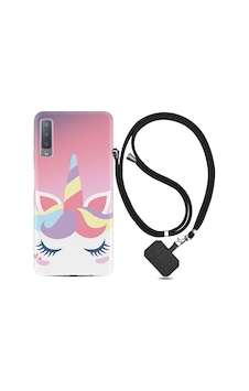 Samsung Samsung Galaxy Uyumlu A7 2018 Kılıf Desenli Silikon Ipli Boyun Askılısweety Unicorn 1737 Samsung Samsung Galaxy Uyumlu A7 2018 Kılıf Desenli Silikon Ipli Boyun Askılısweety Unicorn 1737