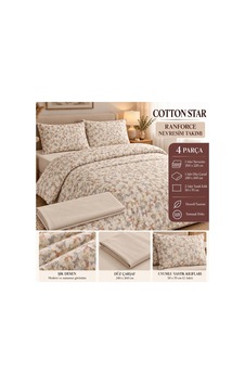Slc Home Ranforce %100 Pamuk Kazayağı Desenli Nevresim Takımı Çift Kişilik 4 Parça Çok Renkli - 938509545 Çok Renkli Slc Home Ranforce %100 Pamuk Kazayağı Desenli Nevresim Takımı Çift Kişilik 4 Parça Çok Renkli - 938509545 Çok Renkli