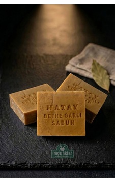Hatay Defne Garlı Sabun 3 Adet 3x120 Gr Hatay Defne Garlı Sabun 3 Adet 3x120 Gr