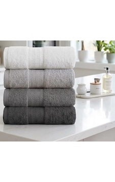 Biçomi %100 Doğal Pamuklu Ultra Emici & Hızlı Kuruyan 4'lü El Ve Yüz Havlu Seti 50x85 Cm Antrasit Biçomi %100 Doğal Pamuklu Ultra Emici & Hızlı Kuruyan 4'lü El Ve Yüz Havlu Seti 50x85 Cm Antrasit