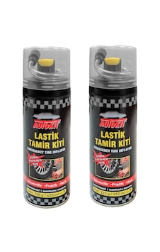 Autokit Lastik Tamir Köpüğü Sprey Kiti 2 X 450 Ml Autokit Lastik Tamir Köpüğü Sprey Kiti 2 X 450 Ml