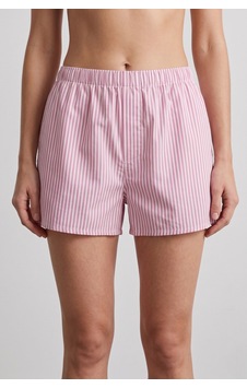 Laperissa Çizgili Konforlu Lastik Bel Ev Pijama Şortu Pembe Laperissa Çizgili Konforlu Lastik Bel Ev Pijama Şortu Pembe