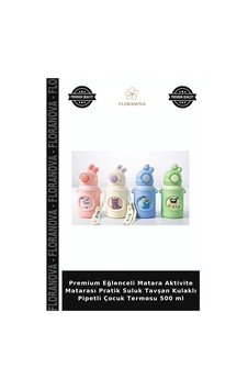 Premium Eğlenceli Matara Aktivite Matarası Pratik Suluk Tavşan Kulaklı Pipetli Çocuk Termosu 500 Ml Çok Renkli Premium Eğlenceli Matara Aktivite Matarası Pratik Suluk Tavşan Kulaklı Pipetli Çocuk Termosu 500 Ml Çok Renkli