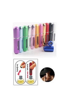 Parfüm Şişesinden Dolabilir Cep Parfüm Şişesi 5ml Amber - Çiçeksi Parfüm Şişesinden Dolabilir Cep Parfüm Şişesi 5ml Amber - Çiçeksi