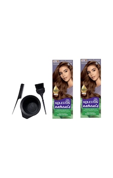 Koleston Natural Saç Boya 6/7 Çikolata Kahve 2 Adet+Boyama Seti Koleston Natural Saç Boya 6/7 Çikolata Kahve 2 Adet+Boyama Seti