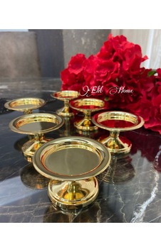 Gold Kaplama Makaronluk Lokumluk 2 Adet
