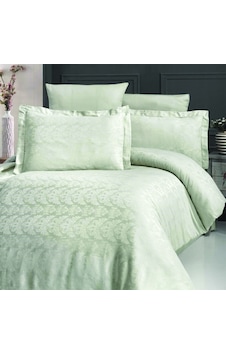 Maxstyle Jakarlı Saten Elsa Küf Yeşili Double Nevresim Takımı Maxstyle Jakarlı Saten Elsa Küf Yeşili Double Nevresim Takımı