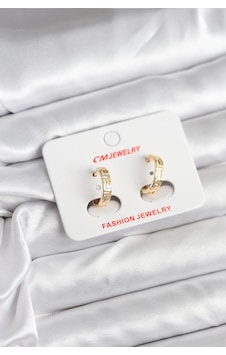 14k Gold Renk Kaplama Cm Kadın Küpe Çelik 81141384 14k Gold Renk Kaplama Cm Kadın Küpe Çelik 81141384