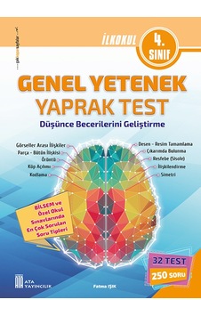 4. Sınıf Bilsem Genel Yetenek Yaprak Test