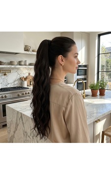 Tokalı Protein Fiber Sentetik At Kuyruğu - Koyu Kestane Kahve Çok Renkli Tokalı Protein Fiber Sentetik At Kuyruğu - Koyu Kestane Kahve Çok Renkli
