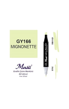 Çift Uçlu Marker Grafik Çizim Kalemi 166 Muhabbet Çiçeği
