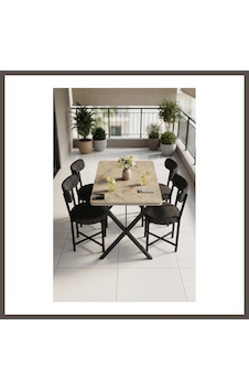 Bezos Mutfak Masası 4 Sandalyeli Set 110x70 Cm Modern Bahçe Cafe Masa Takımı 4 Kişilik Tedy 9883 Anstrasit Nxrlvng Çok Renkli Bezos Mutfak Masası 4 Sandalyeli Set 110x70 Cm Modern Bahçe Cafe Masa Takımı 4 Kişilik Tedy 9883 Anstrasit Nxrlvng Çok Renkli