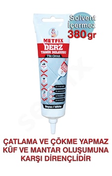 Metfix Derz Tamir Dolgusu 380gr Beyaz Beyaz