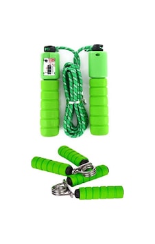 Spor Fıtness Otomatik Sayaçlı Atlama Ipi El Parmak Bilek Kol Güçlendirme El Yayı 2li Set Spor Fıtness Otomatik Sayaçlı Atlama Ipi El Parmak Bilek Kol Güçlendirme El Yayı 2li Set