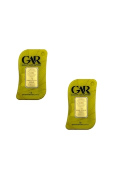 1 Gr 24 Ayar Gar Gram Altın 2'li 1 Gr 24 Ayar Gar Gram Altın 2'li