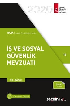 İş ve Sosyal Güvenlik Mevzuatı Remzi Özmen Cep Kitap İş ve Sosyal Güvenlik Mevzuatı Remzi Özmen Cep Kitap