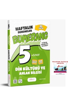 Günay 2025-2026 5. Sınıf Bumerang 32 Haftalık Din Kültürü Günay 2025-2026 5. Sınıf Bumerang 32 Haftalık Din Kültürü