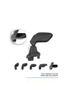 Renault Clıo Uyumlu Hatchback Araca Özel Kol Dayama Siyah 2013+ Parça