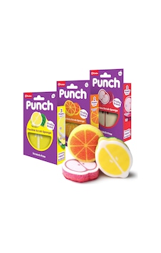 Vileda Punch Elma - Limon - Portakal Kokulu Çizmez Sünger 3 Adet Vileda Punch Elma - Limon - Portakal Kokulu Çizmez Sünger 3 Adet