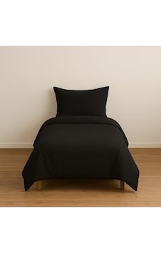 Ezgi Tek Kişilik Nevresim Takımı, 160 X 230 Cm, Siyah, 1 Yastık Kılıfı Dahil 0 Ezgi Tek Kişilik Nevresim Takımı, 160 X 230 Cm, Siyah, 1 Yastık Kılıfı Dahil 0