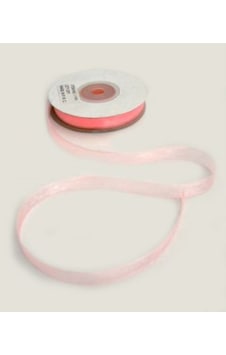 Tüfekçioğlu Organze Pembe Renkli Kurdele 10Mm. Tüfekçioğlu Organze Pembe Renkli Kurdele 10Mm.