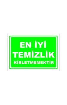 En Iyi Temizlik Kirletmemektir - Isg Levhası Levha 35x50 Cm Dekota 3 Mm En Iyi Temizlik Kirletmemektir - Isg Levhası Levha 35x50 Cm Dekota 3 Mm