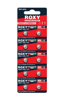 Orta Boy C Pil Ag4 Lr66/626/377 18 Mah Alkalin Düğme Pil 10 Lu Paket