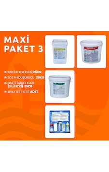 Havuz Bakım Seti Maxi Paket 3 Havuz Bakım Seti Maxi Paket 3