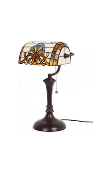 Home London Breeze Tiffany Tarzı Barok El Yapımı Vitray Masa Lambası 10 Inc Abajur, 17 Inc Yükseklik Renkli Home London Breeze Tiffany Tarzı Barok El Yapımı Vitray Masa Lambası 10 Inc Abajur, 17 Inc Yükseklik Renkli