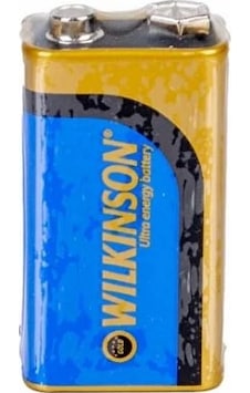 Wilkinson Yassı Pil 9 Volt Wilkinson Yassı Pil 9 Volt