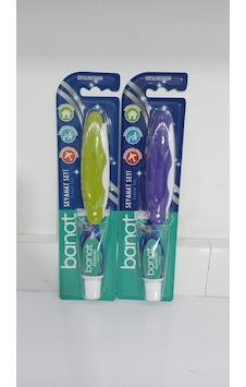 Banat Seyahat Setı 15ml Macun+pocket Dıs Fırcası - Orta 2 Li Temel Bakım