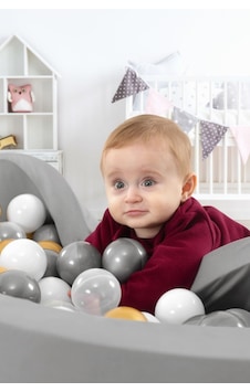 Bubble Pops Gri Sünger Top Havuzu Bubble Pops Gri Sünger Top Havuzu