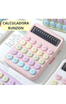 Runzon Renkli Hesap Makinesi Yuvarlak Uçlu 12 Hane Mavi Rz-822 4604 Siyah Runzon Renkli Hesap Makinesi Yuvarlak Uçlu 12 Hane Mavi Rz-822 4604 Siyah