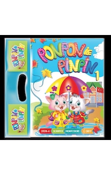 Ponpon ile Pinpin Okul Öncesi Eğitim Seti +36 - Minik Damla Ponpon ile Pinpin Okul Öncesi Eğitim Seti +36 - Minik Damla