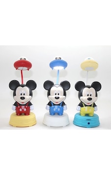 Mickey Mouse Masa Üstü Lamba Şarjlı Usb Alk2714 Çok Renkli