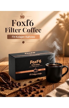 Foxf6 Fit Collagen Coffee Filter Kahve 30 Saşe Pratik Kahve Foxf6 Fit Collagen Coffee Filter Kahve 30 Saşe Pratik Kahve