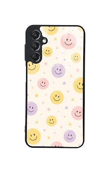 Samsung Galaxy Uyumlu A24 Kılıf Kamera Korumalı Desenli Zore Lusi Kapak - Gülen Yüzler - Samsung Galaxy Uyumlu A24 Kılıf Kamera Korumalı Desenli Zore Lusi Kapak - Gülen Yüzler -