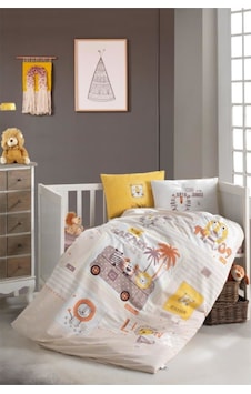 Clasy Ranforce Bebek Nevresim Takımı Lıon V1 Sarı Clasy Ranforce Bebek Nevresim Takımı Lıon V1 Sarı
