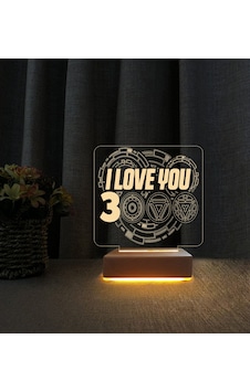 Iron Man I Love You 3000 Led Masa Lambası Doğum Günü Hediyesi Lamba Iron Man I Love You 3000 Led Masa Lambası Doğum Günü Hediyesi Lamba