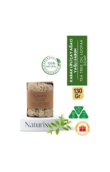 Kabak Lifli Çay Ağacı Yağı Özlü Sabun 130 Gr Arındırıcı, Gözenek Sıkılaştırıcı Ve Ferahlatıcı Çay Ağacı Kabak Lifli Çay Ağacı Yağı Özlü Sabun 130 Gr Arındırıcı, Gözenek Sıkılaştırıcı Ve Ferahlatıcı Çay Ağacı