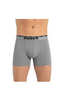 Just Inner Erkek Pamuklu Boxer Kabartma Bel Lastikli İç Giyim Konforu 135001 Gri Just Inner Erkek Pamuklu Boxer Kabartma Bel Lastikli İç Giyim Konforu 135001 Gri