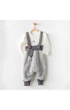 Andywawa Erkek Bebek Zebra 2'li Takım Ekru/gri Ac24165 Çok Renkli Andywawa Erkek Bebek Zebra 2'li Takım Ekru/gri Ac24165 Çok Renkli