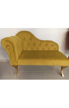 Modern Köşe Koltuğu Alda Josefin Puf Bench Hardal Modern Köşe Koltuğu Alda Josefin Puf Bench Hardal