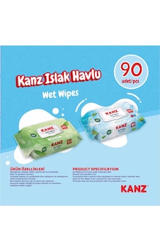 Kanz Natural Care Islak Havlu 90'lı Kanz Natural Care Islak Havlu 90'lı