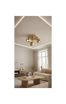 Üçlü Mat Altın Gold Kaplama Küre 3 Lü Hareketli Led Spot Tavan Av Bakır Eskitme Üçlü Mat Altın Gold Kaplama Küre 3 Lü Hareketli Led Spot Tavan Av Bakır Eskitme