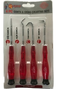 Rico 4 Parça Conta Oring Çıkarma Seti Kanca Seti Rico 4 Parça Conta Oring Çıkarma Seti Kanca Seti